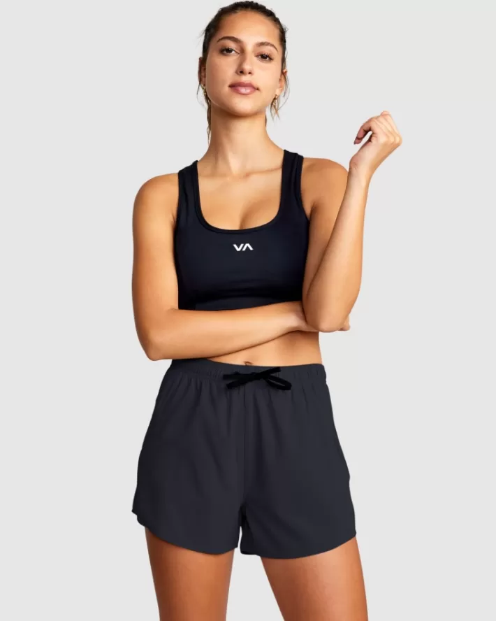 RVCA Calções VA Essential Yogger Workout 3" Feminino | DWMPJF-892<MULHER Calções