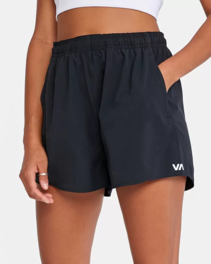 RVCA Calções VA Essential Yogger Workout 3" Feminino | DWMPJF-892<MULHER Calções