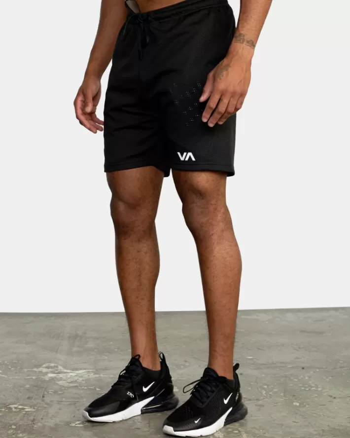 RVCA Calções VA Mesh II Elastic Walkshorts 19" Masculino | MKFIZB-074< Calções