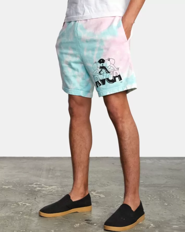 RVCA Calções x Jesse Lortz Elastic Masculino | FEDUQK-856< Calções