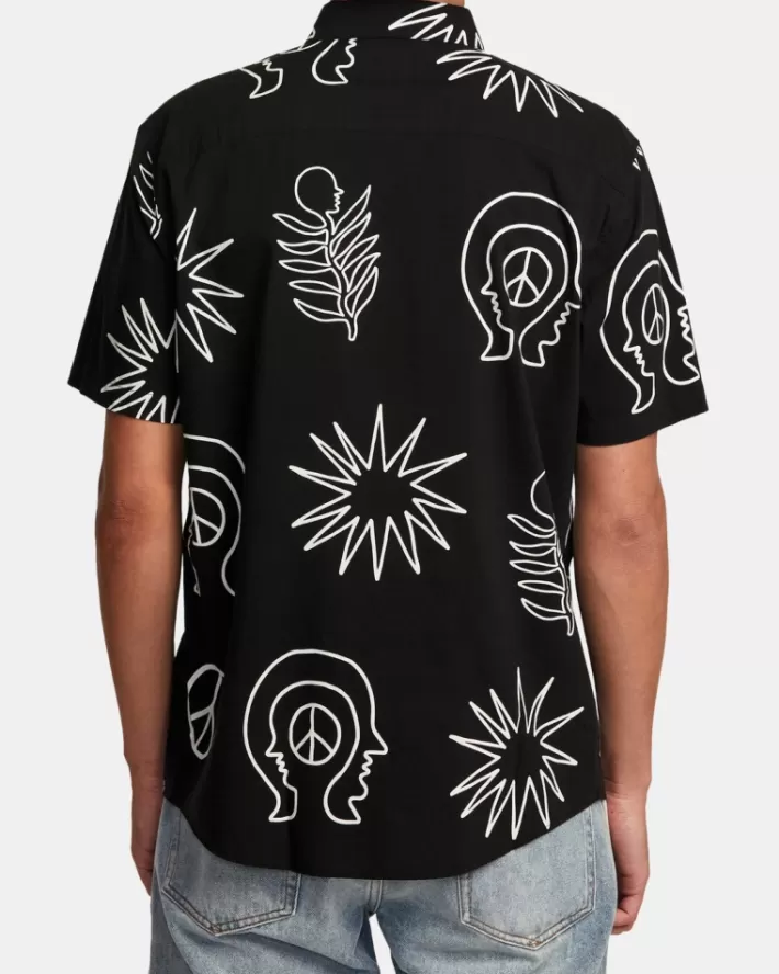 RVCA Camisas Anytime Sleeve Masculino | KNCELG-765< Camisas