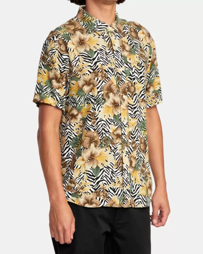RVCA Camisas Cabana Sleeve Masculino | MKYTDB-275< Camisas