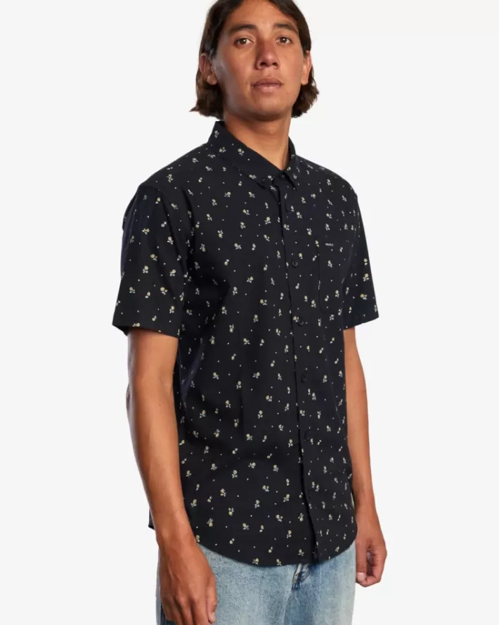 RVCA Camisas That'll Do Slim Fit Sleeve Masculino | UKSNCL-524< Camisas