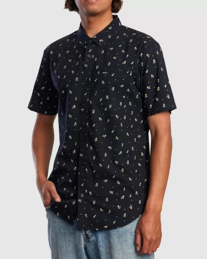 RVCA Camisas That'll Do Slim Fit Sleeve Masculino | UKSNCL-524< Camisas
