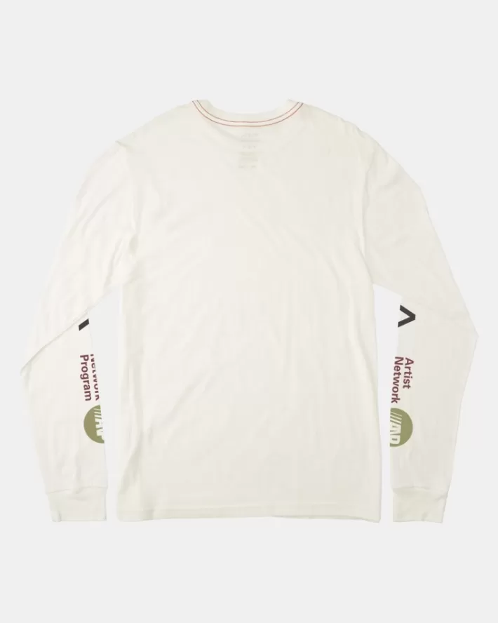 RVCA Camiseta ANP Long Sleeve Masculino | AWPLMB-160< Camiseta