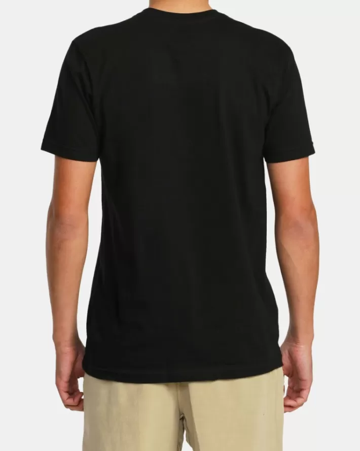 RVCA Camiseta Astro Hex Sleeve Masculino | VDXNLS-509< Camiseta