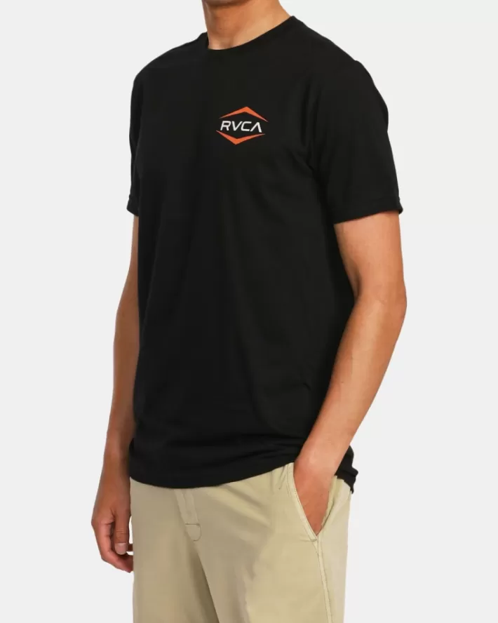 RVCA Camiseta Astro Hex Sleeve Masculino | VDXNLS-509< Camiseta