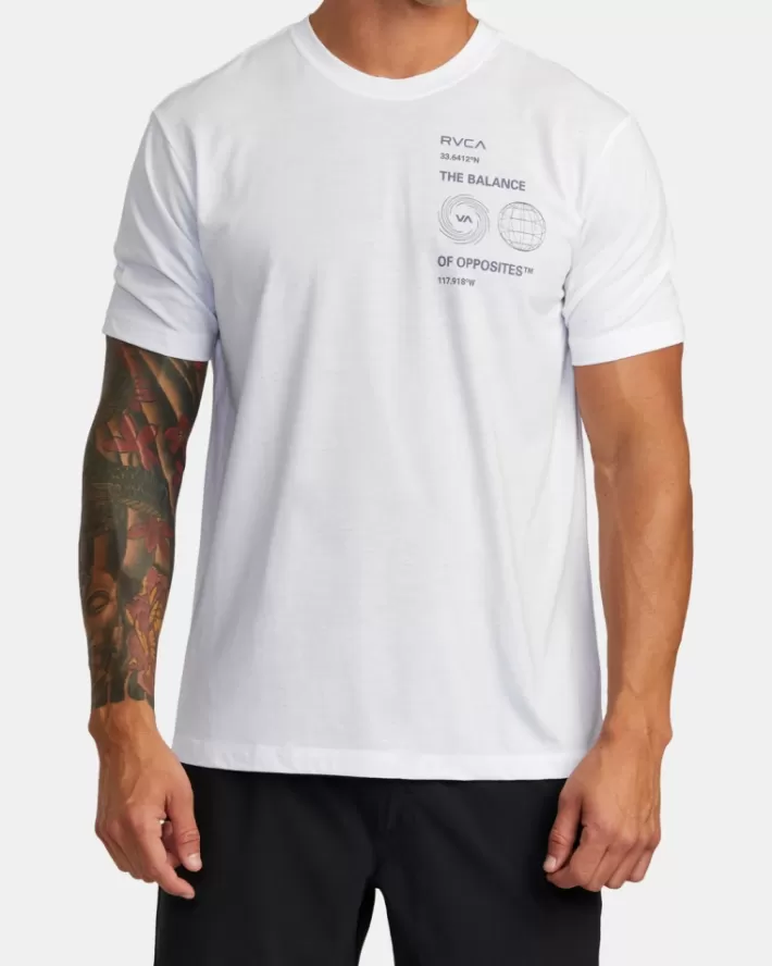 RVCA Camiseta Balance Gyro Masculino | PXJHWI-290< Camiseta