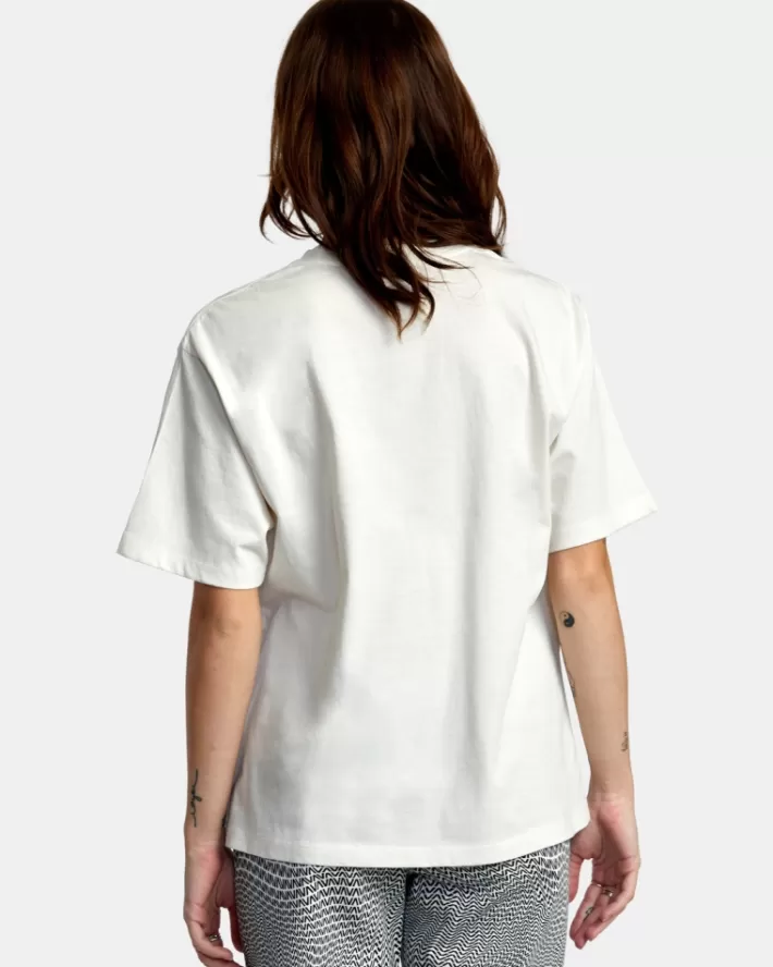 RVCA Camiseta Fly Guy Anyday Feminino | XDNOBK-310<MULHER Camiseta