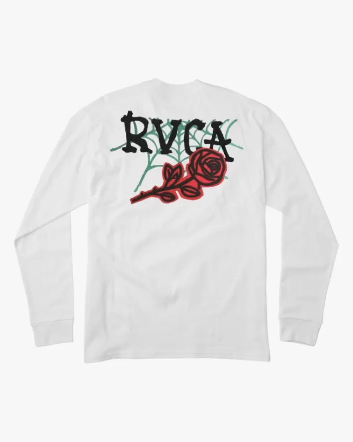RVCA Camiseta Oblow Patches Long Sleeve Tee Masculino | LSXVUQ-527< Camiseta
