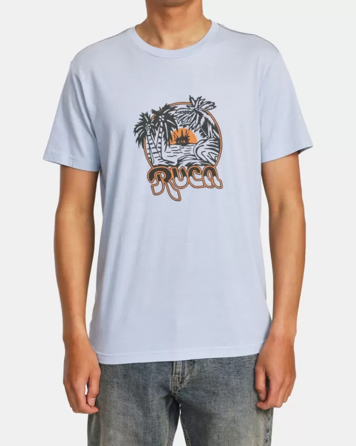 RVCA Camiseta Tropical Rig Masculino | ILRSMN-731< Camiseta