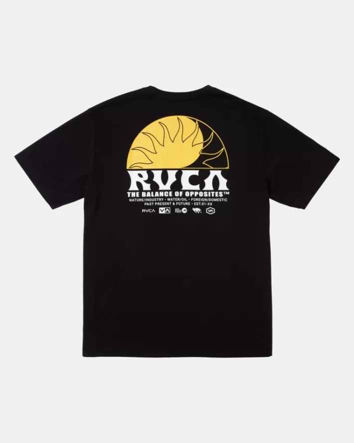 RVCA Camiseta VA Esportivos Balance Rays Masculino | QSICJL-321< Camiseta