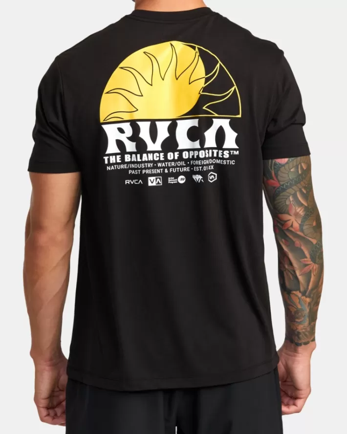 RVCA Camiseta VA Esportivos Balance Rays Masculino | QSICJL-321< Camiseta