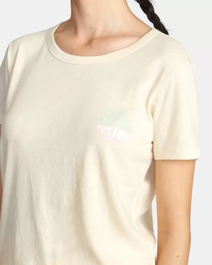 RVCA Camisetas Gráficas Agave Slim-Fit Feminino | RFVPAU-489<MULHER Camisetas Gráficas