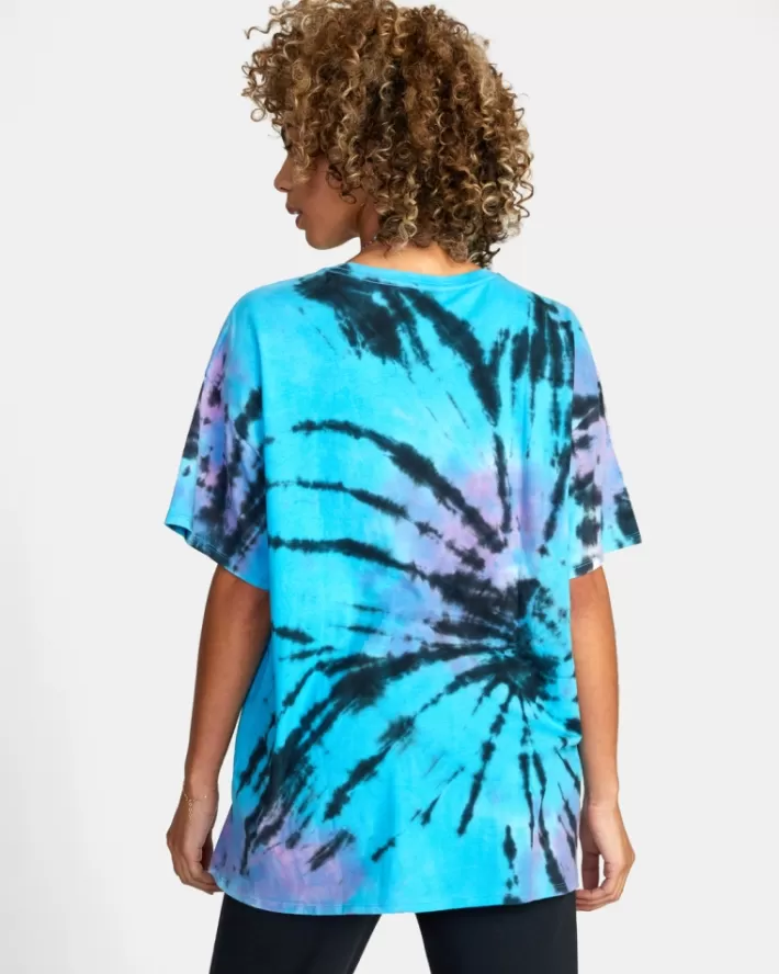 RVCA Camisetas Gráficas Arched Tie-Dye Tee Feminino | VXACRZ-528<MULHER Camisetas Gráficas