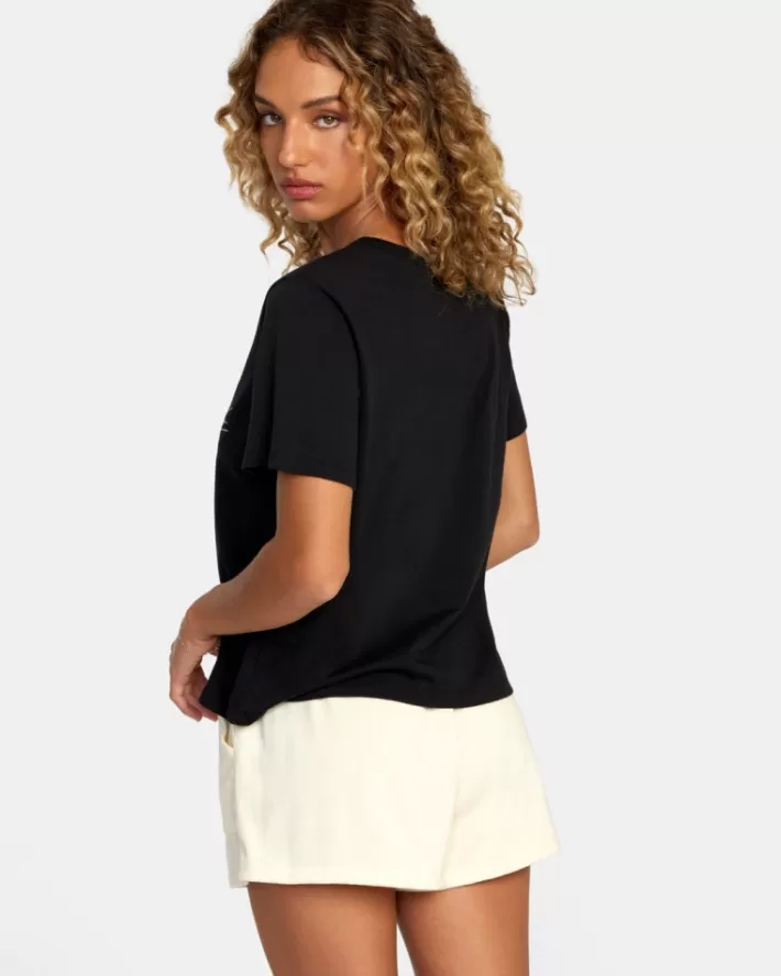 RVCA Camisetas Gráficas Big Cat Boxy Tee Feminino | JWXBPK-532<MULHER Camisetas Gráficas