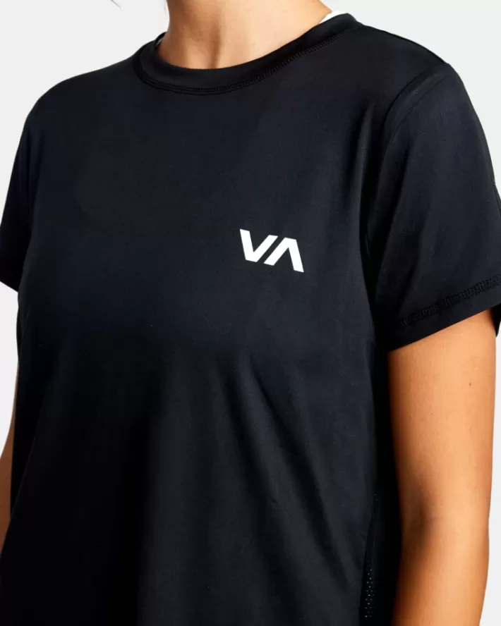 RVCA Camisetas Gráficas Esportivos Vent Workout Tee Feminino | NDFXMR-971<MULHER Camisetas Gráficas