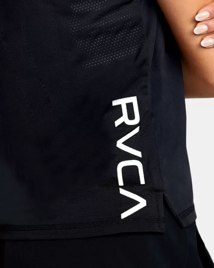 RVCA Camisetas Gráficas Esportivos Vent Workout Tee Feminino | NDFXMR-971<MULHER Camisetas Gráficas