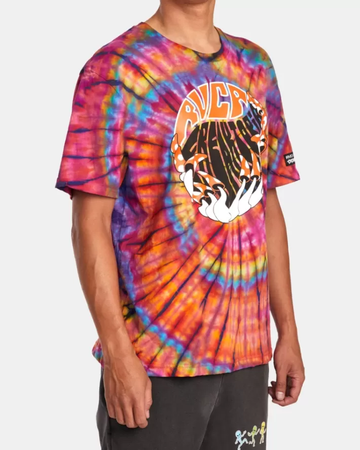 RVCA Camisetas Gráficas Freaktopia Mushroom Tee Feminino | OFMNPH-089<MULHER Camisetas Gráficas