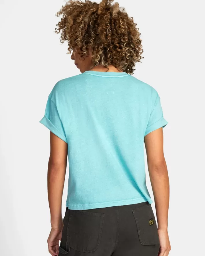 RVCA Camisetas Gráficas Inflation Roll It Tee Feminino | UIPHXL-238<MULHER Camisetas Gráficas