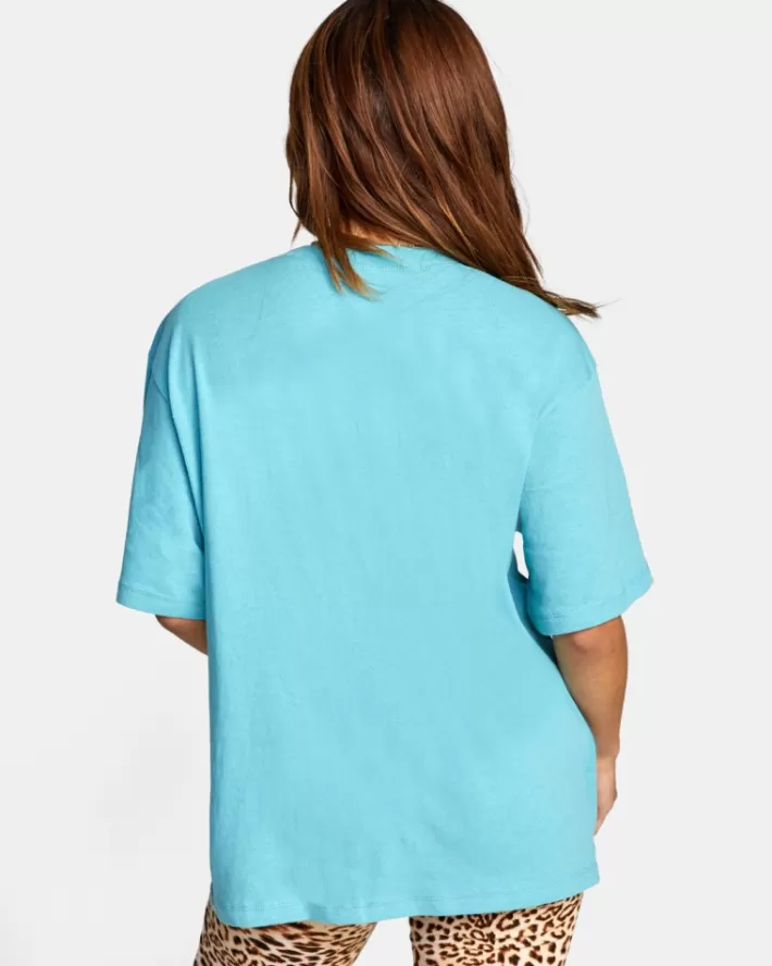 RVCA Camisetas Gráficas Jay Tree Oversized Tee Feminino | NAXFST-807<MULHER Camisetas Gráficas