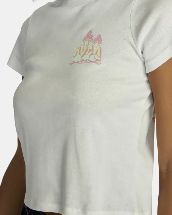 RVCA Camisetas Gráficas Mycelium Feminino | FKMZSV-794<MULHER Camisetas Gráficas