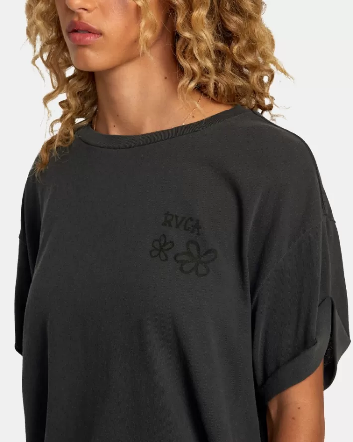 RVCA Camisetas Gráficas Oblow Rainbows Roll It Feminino | RSUWVJ-126<MULHER Camisetas Gráficas