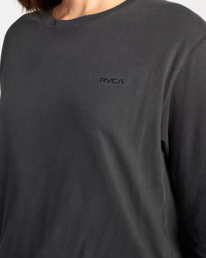 RVCA Camisetas Gráficas PTC Stolen Long Sleeve Tee Feminino | FWBTUJ-659<MULHER Camisetas Gráficas