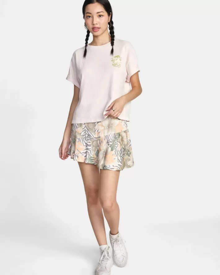 RVCA Camisetas Gráficas Records Feminino | ZPRMHA-548<MULHER Camisetas Gráficas