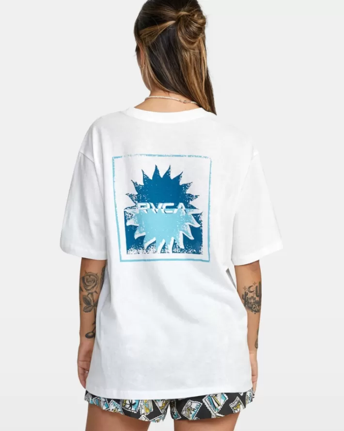 RVCA Camisetas Gráficas Rotation Oversized Tee Feminino | WPLZOE-951<MULHER Camisetas Gráficas