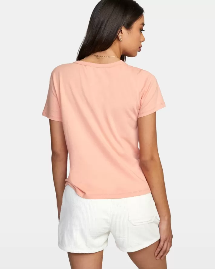 RVCA Camisetas Gráficas Small Slim Fit Tee Feminino | GUWQMY-243<MULHER Camisetas Gráficas