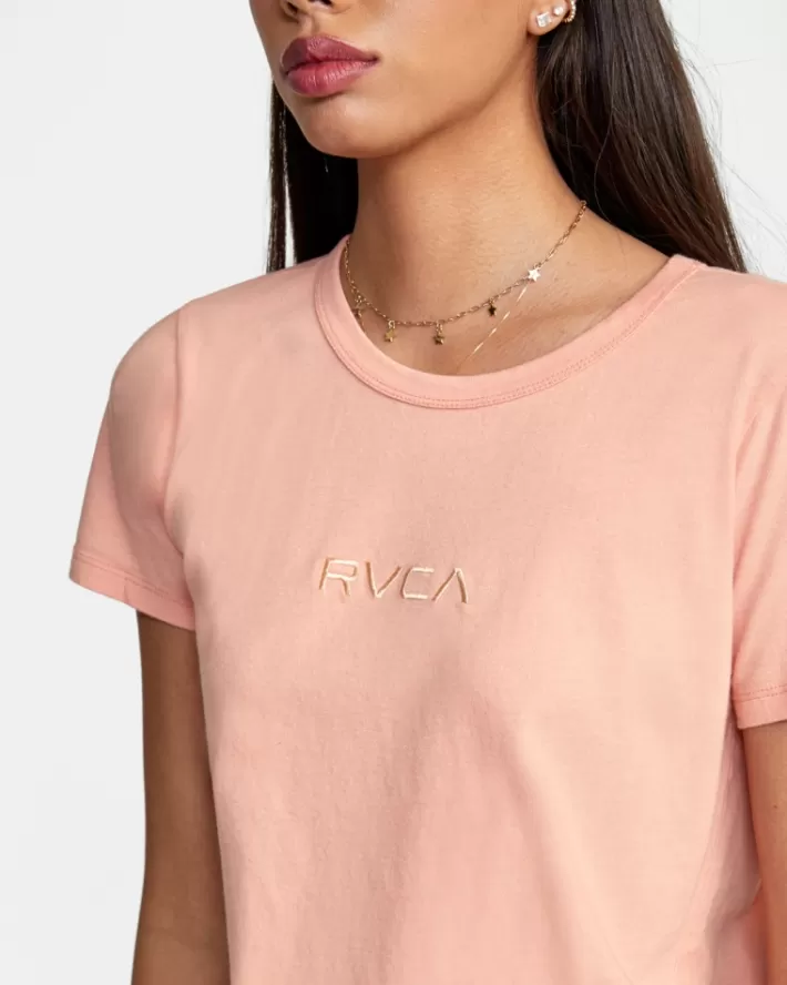 RVCA Camisetas Gráficas Small Slim Fit Tee Feminino | GUWQMY-243<MULHER Camisetas Gráficas