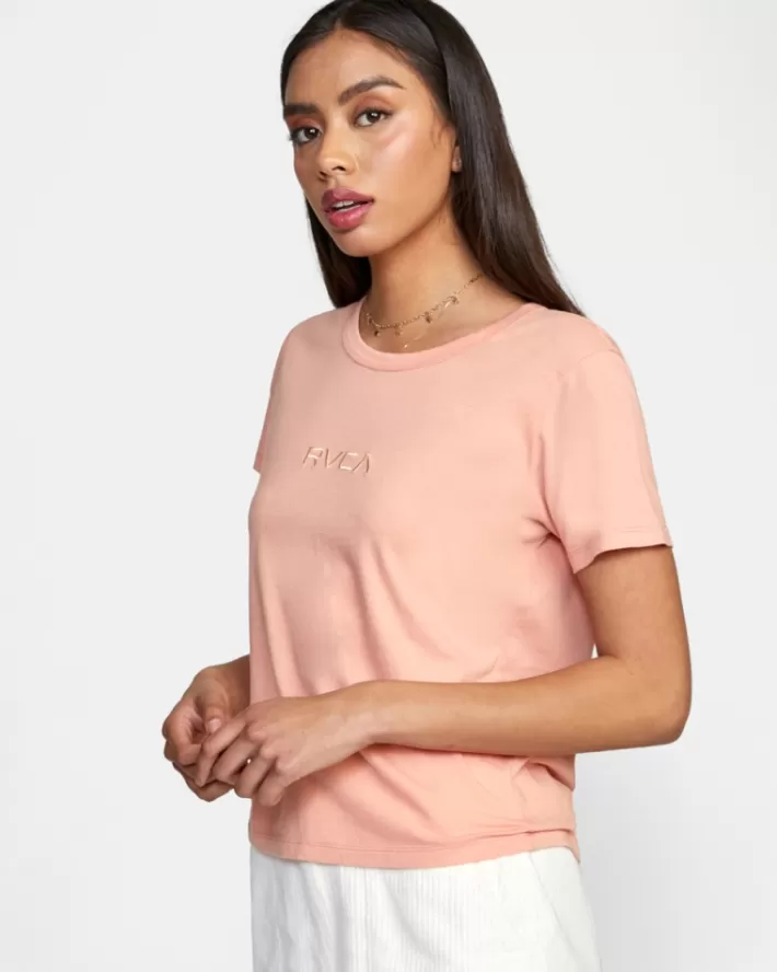 RVCA Camisetas Gráficas Small Slim Fit Tee Feminino | GUWQMY-243<MULHER Camisetas Gráficas