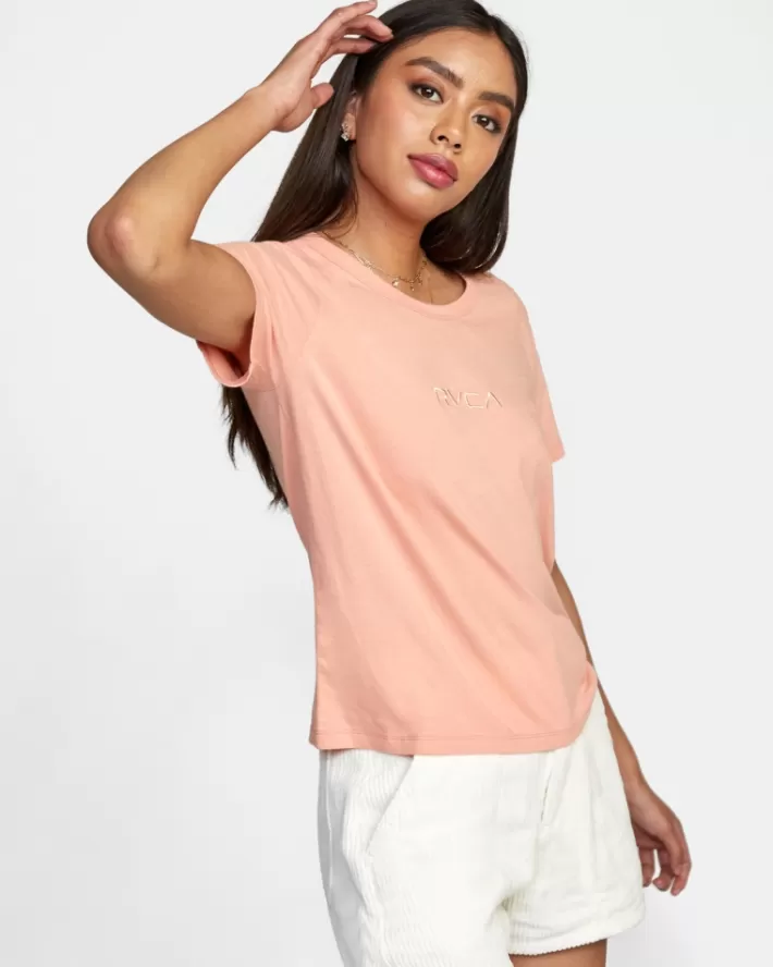 RVCA Camisetas Gráficas Small Slim Fit Tee Feminino | GUWQMY-243<MULHER Camisetas Gráficas