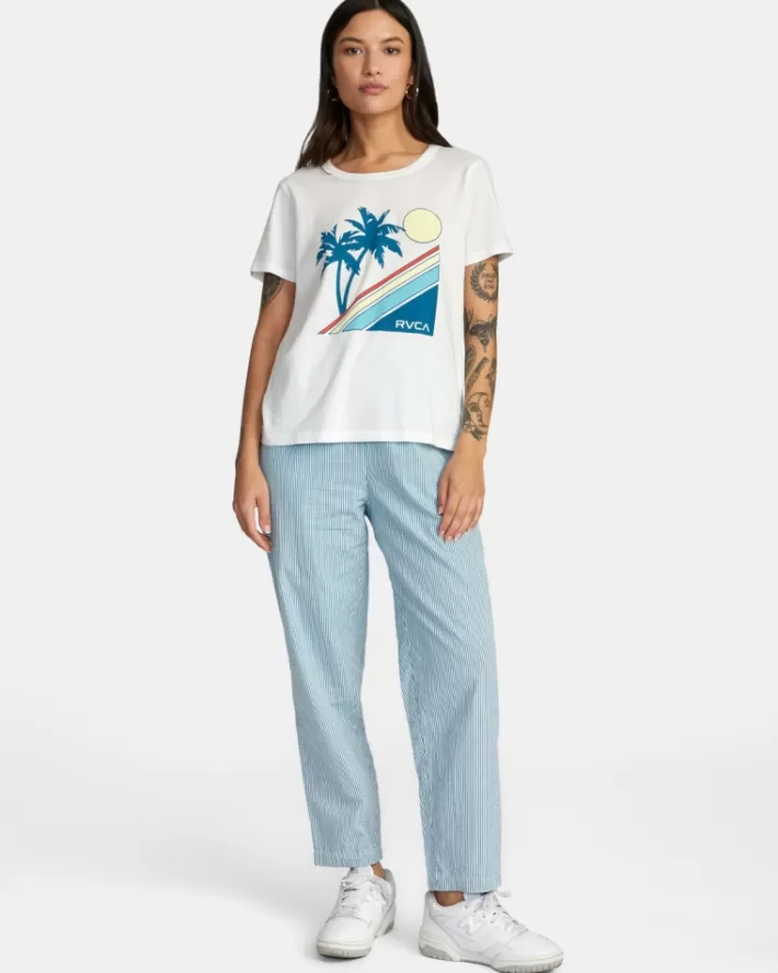 RVCA Camisetas Gráficas South Shore Slim Fit Tee Feminino | FZYCKL-492<MULHER Camisetas Gráficas