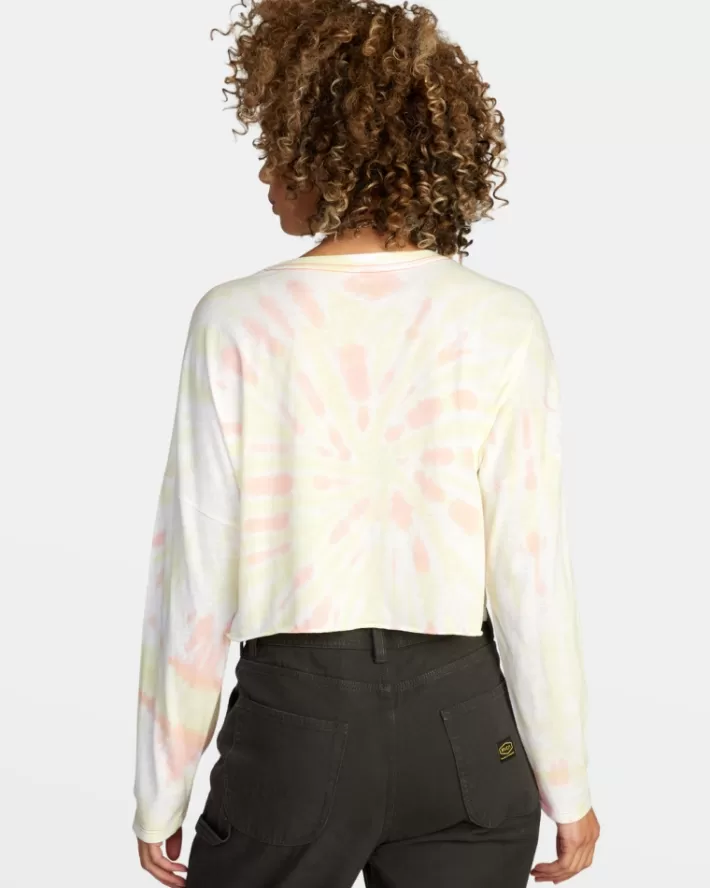 RVCA Camisetas Gráficas Transcend Long Sleeve Tee Feminino | SPRVXB-489<MULHER Camisetas Gráficas