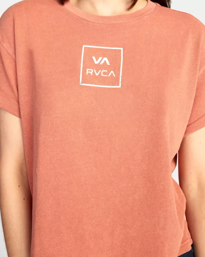 RVCA Camisetas Gráficas VA All The Way Roll It Feminino | AGOVKL-428<MULHER Camisetas Gráficas