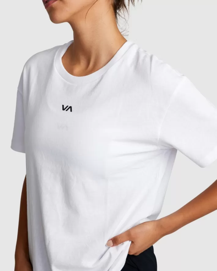 RVCA Camisetas Gráficas VA Essential Tee Feminino | SOTJXB-680<MULHER Camisetas Gráficas