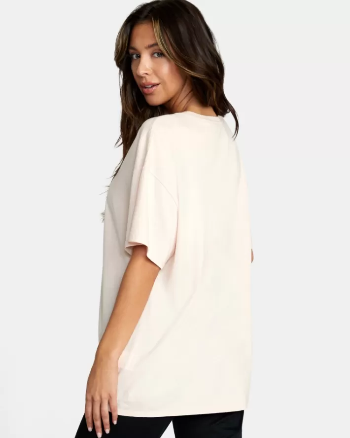 RVCA Camisetas Gráficas VA Shield Boyfriend Tee Feminino | SYTNDX-731<MULHER Camisetas Gráficas