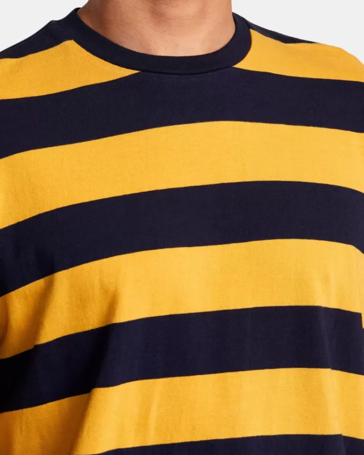 RVCA Camisetas Regata 16 Tons Stripe Long Sleeve Tee Masculino | BMJVOD-140< Camisetas Regata