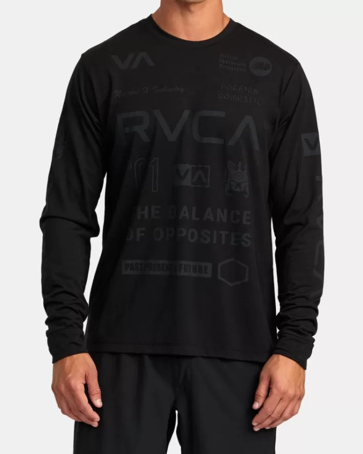 RVCA Camisetas Regata All Brand Long Sleeve Workout Masculino | XLWNRD-439< Camisetas Regata