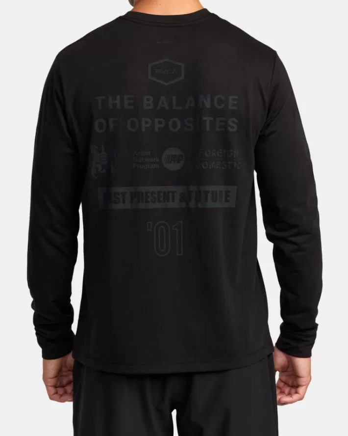 RVCA Camisetas Regata All Brand Long Sleeve Workout Masculino | XLWNRD-439< Camisetas Regata