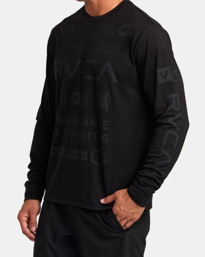 RVCA Camisetas Regata All Brand Long Sleeve Workout Masculino | XLWNRD-439< Camisetas Regata