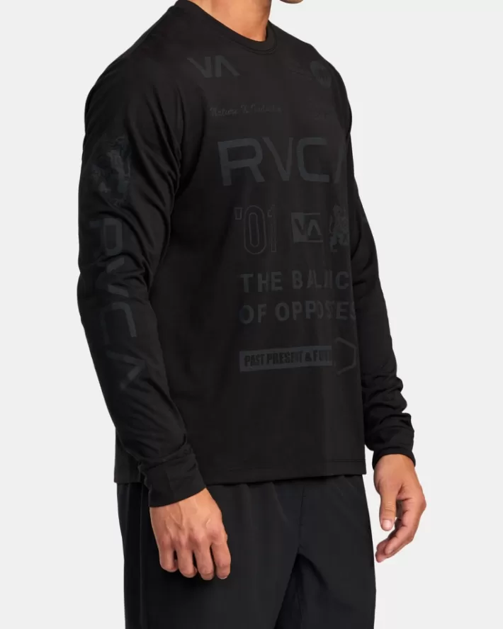 RVCA Camisetas Regata All Brand Long Sleeve Workout Masculino | XLWNRD-439< Camisetas Regata
