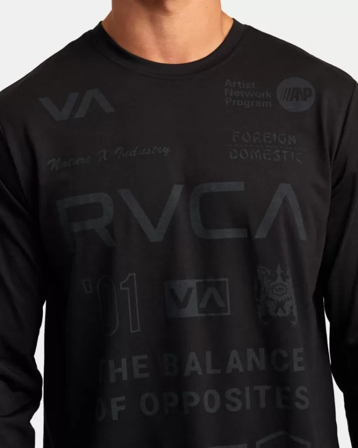 RVCA Camisetas Regata All Brand Long Sleeve Workout Masculino | XLWNRD-439< Camisetas Regata