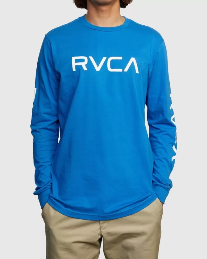 RVCA Camisetas Regata BIG LONG SLEEVE TEE Masculino | GDQACR-368< Camisetas Regata