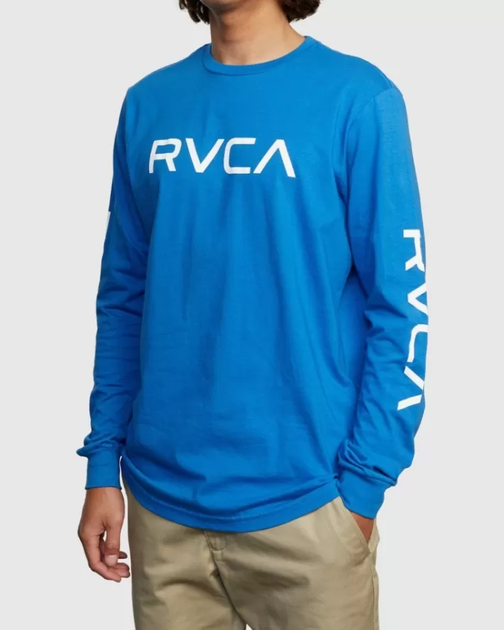 RVCA Camisetas Regata BIG LONG SLEEVE TEE Masculino | GDQACR-368< Camisetas Regata