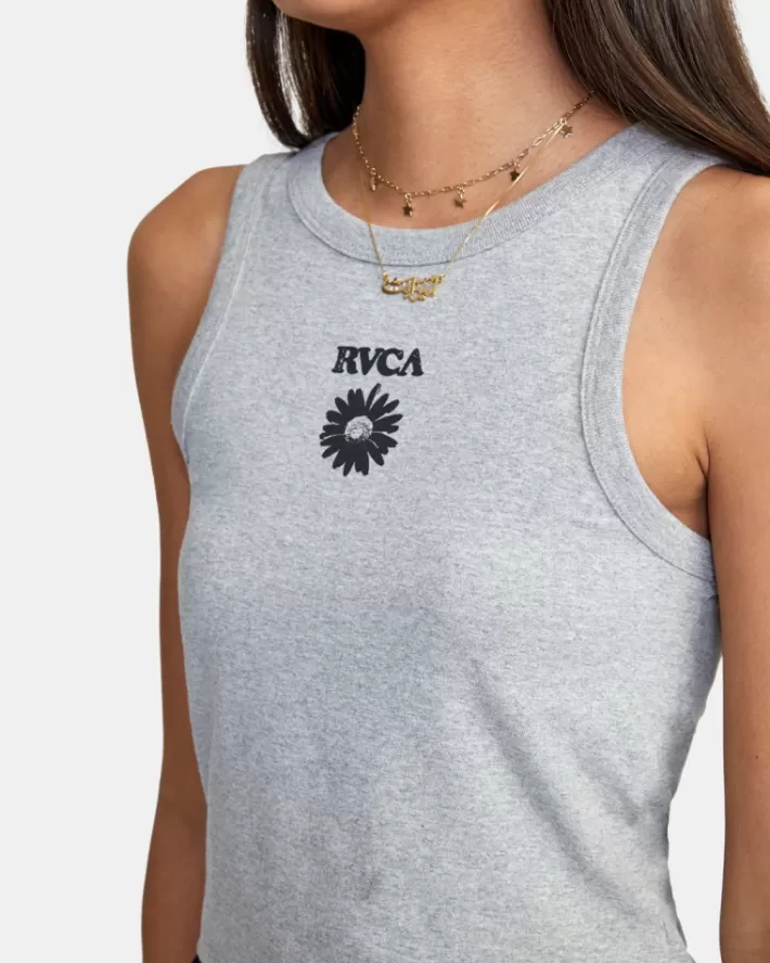 RVCA Camisetas Regata Daisy Slim Fit Feminino | NLJZVQ-946<MULHER Camisetas Regata