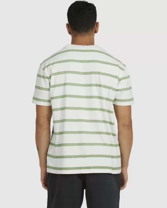 RVCA Camisetas Regata Del Ray Stripe Tee Masculino | SOZDTL-208< Camisetas Regata