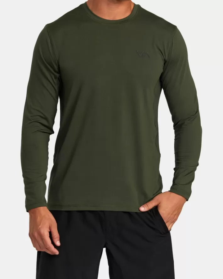 RVCA Camisetas Regata Esportivos Vent Long Sleeve Tee Masculino | SICLQY-528< Camisetas Regata